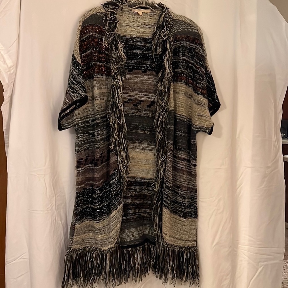 Fringe cardigan